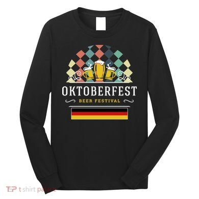 Vintage Oktoberfest Drinking Long Sleeve Shirt