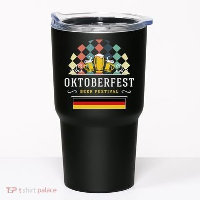 Vintage Oktoberfest Drinking Tumbler