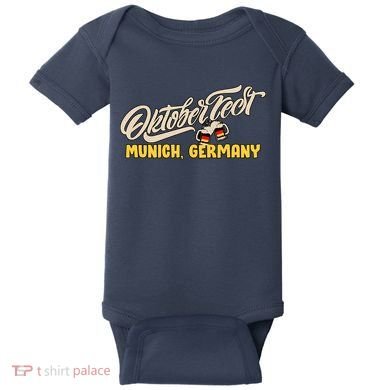 Vintage Oktoberfest Munich Baby Bodysuit