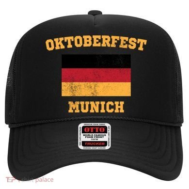 Vintage Oktoberfest Munich Flag Hat