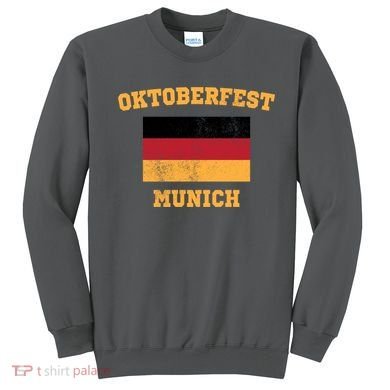 Vintage Oktoberfest Munich Flag Sweatshirt