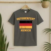Vintage Oktoberfest Munich Flag T-Shirt thumb 2