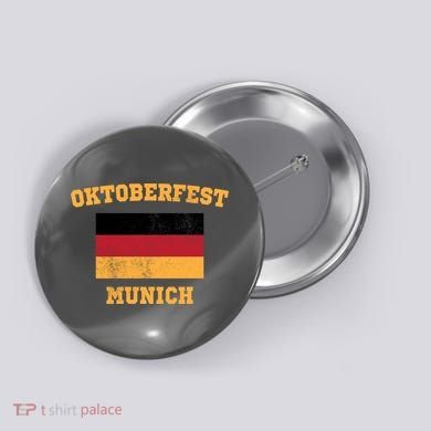 Vintage Oktoberfest Munich Flag Button
