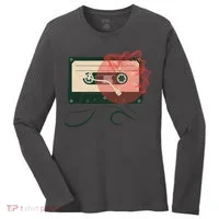 Vintage Old Cassette Player Women's Long Sleeve Shirt thumb 0