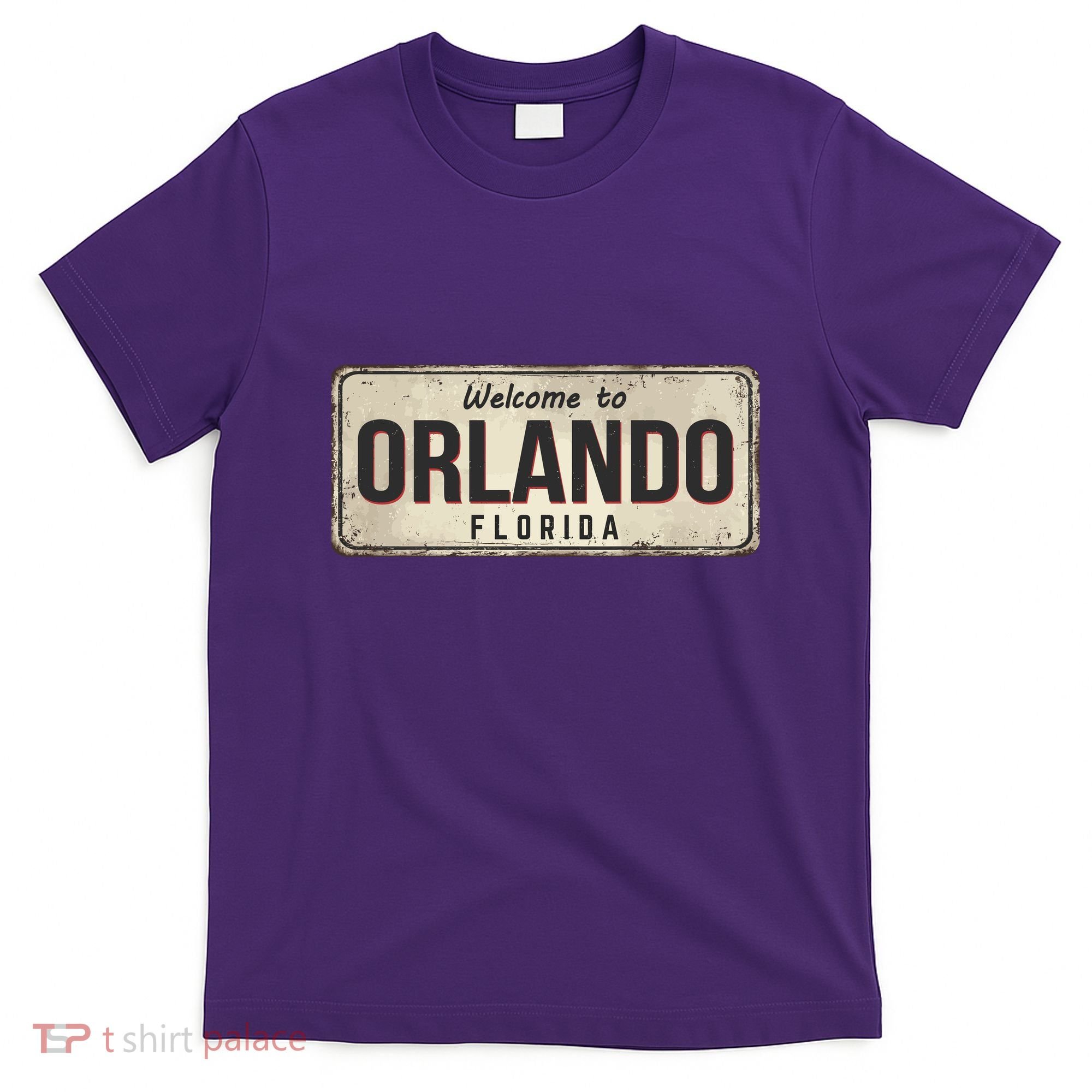 Vintage Orlando Metal Sign T-Shirt