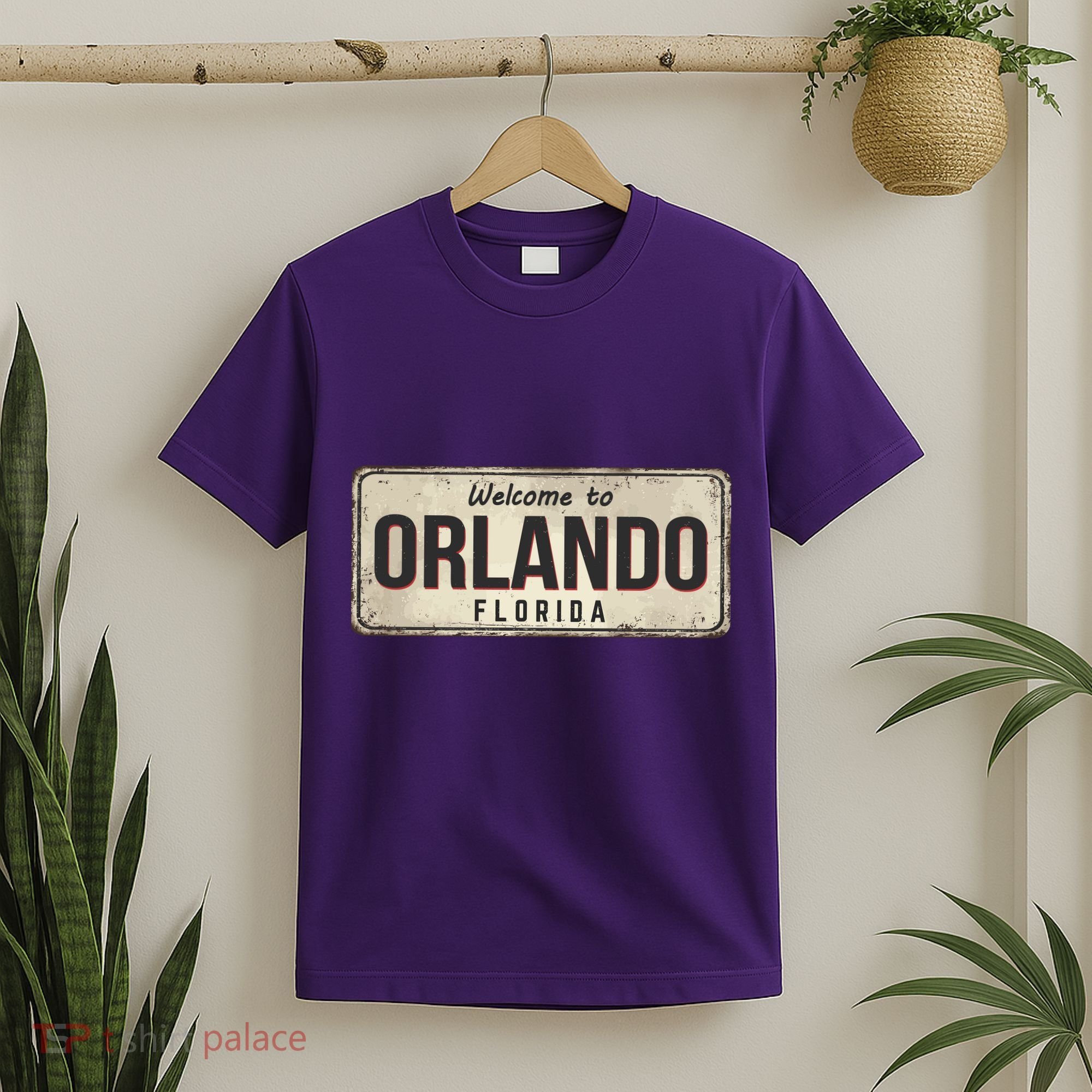 Vintage Orlando Metal Sign T-Shirt