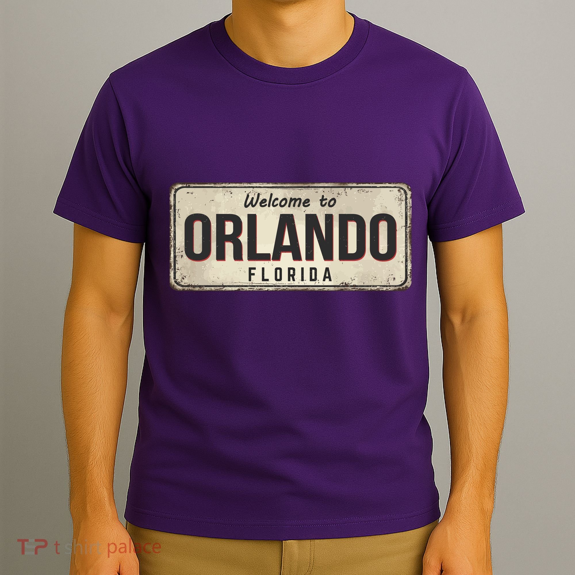 Vintage Orlando Metal Sign T-Shirt