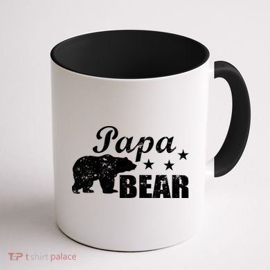 Vintage Papa Bear Coffee Mug back