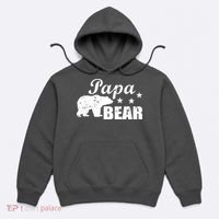 Vintage Papa Bear Hoodie thumb 0