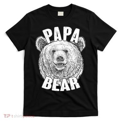 Vintage Papa Bear Father  T-Shirt