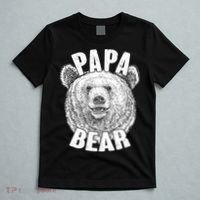 Vintage Papa Bear Father  T-Shirt thumb 5