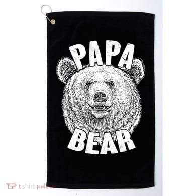 Vintage Papa Bear Father  Golf Towel