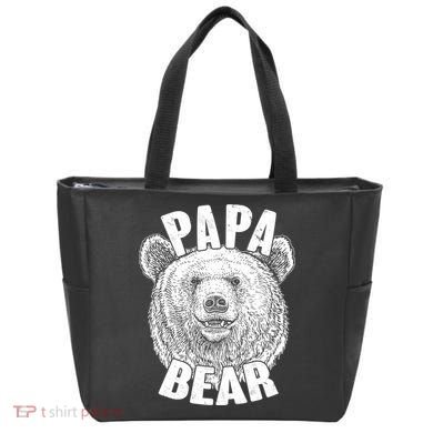 Vintage Papa Bear Father  Bag