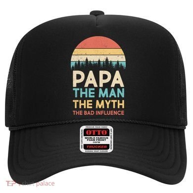 Vintage Papa Man Myth The Bad Influence Hat