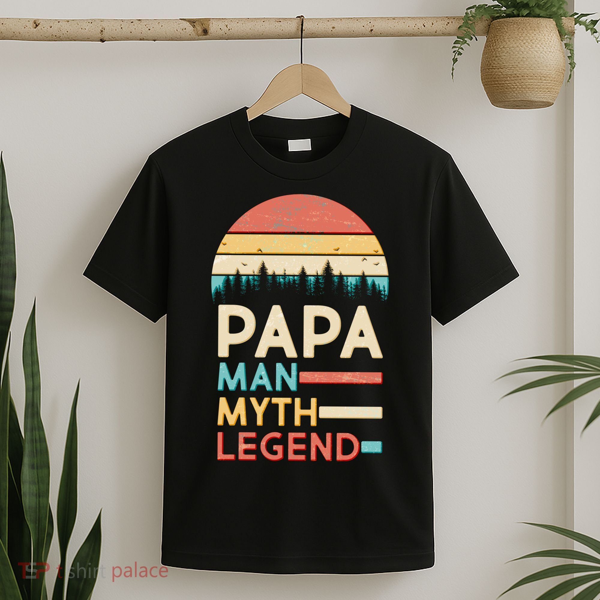 Vintage Papa The Man Myth Legend T-Shirt