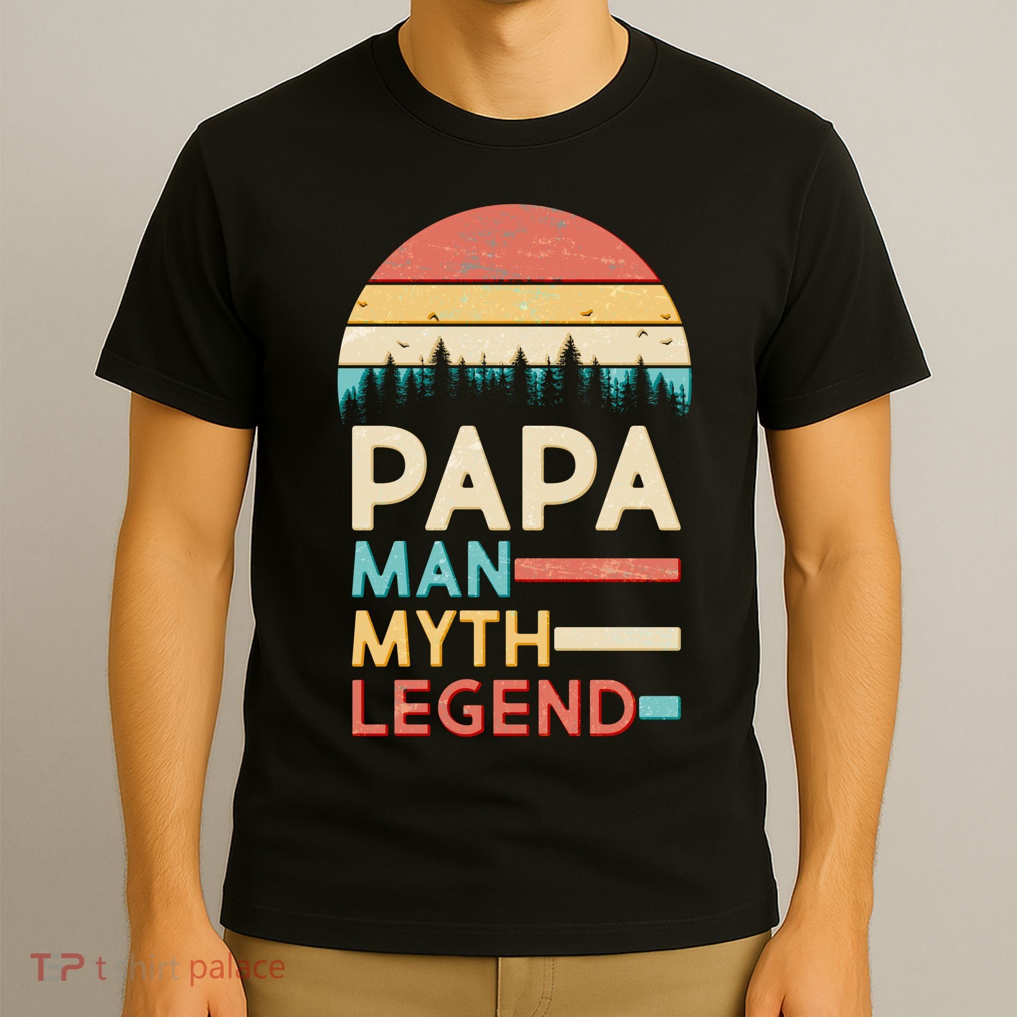 Vintage Papa The Man Myth Legend T-Shirt
