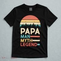 Vintage Papa The Man Myth Legend T-Shirt thumb 5