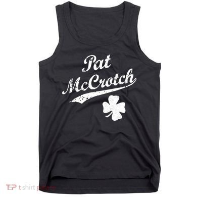 Vintage Pat McCrotch St. Patricks Day Shamrock Tank Top