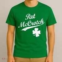 Vintage Pat McCrotch St. Patricks Day Shamrock T-Shirt thumb 3