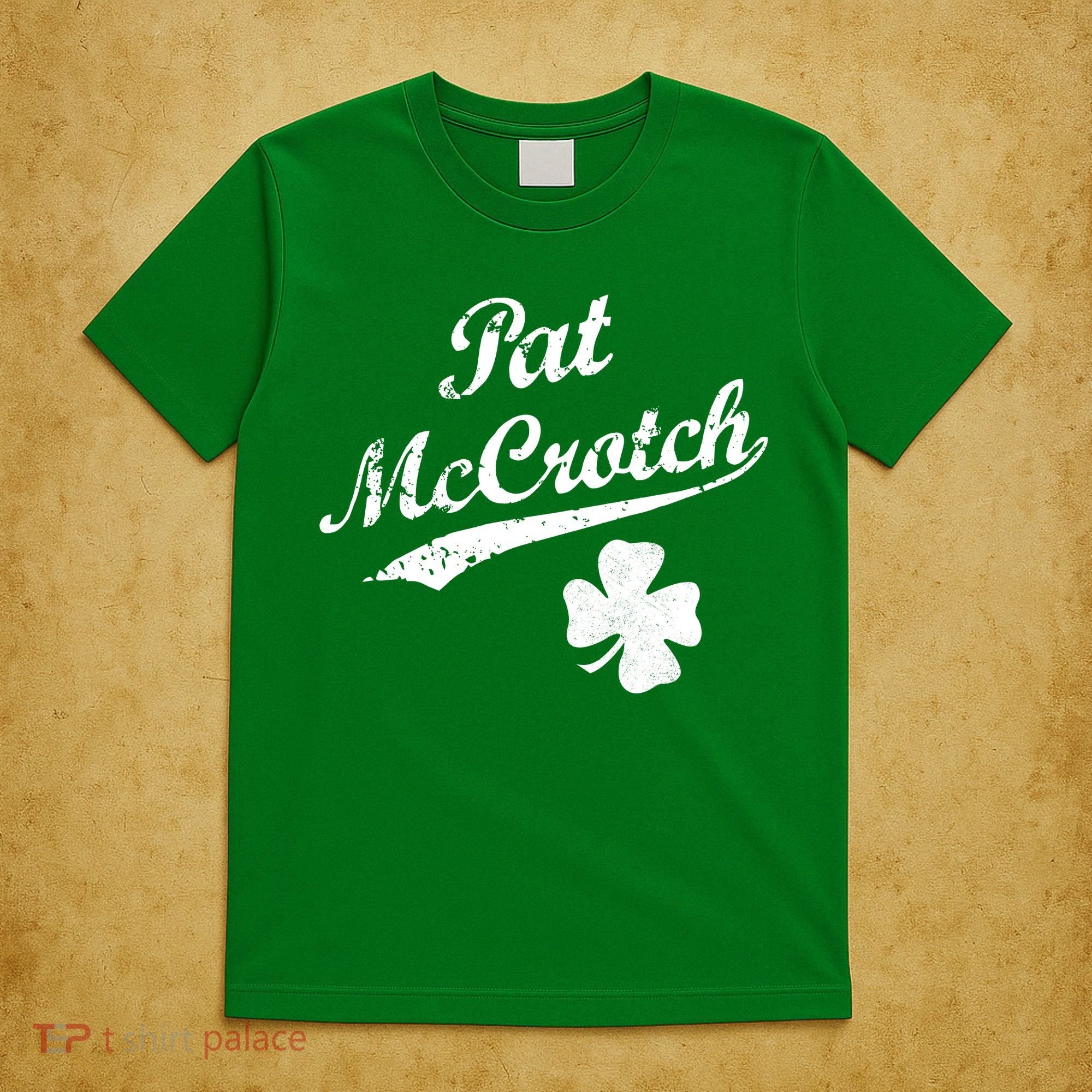 Vintage Pat McCrotch St. Patricks Day Shamrock T-Shirt
