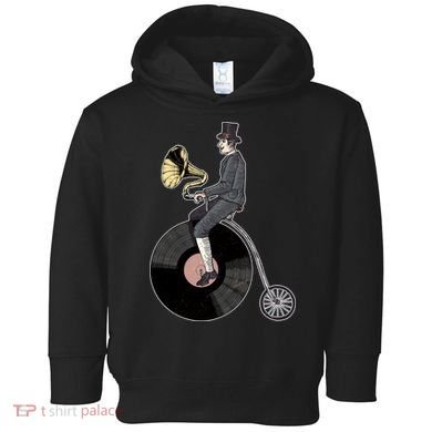 Vintage Penny Farthing Gramophone Toddler Hoodie