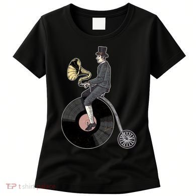 Vintage Penny Farthing Gramophone Women's T-Shirt