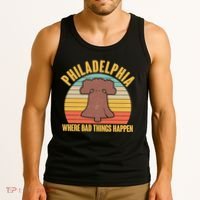 Vintage Philadelphia Where Bad Things Happen Tank Top thumb 3
