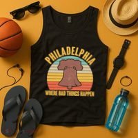 Vintage Philadelphia Where Bad Things Happen Tank Top thumb 4