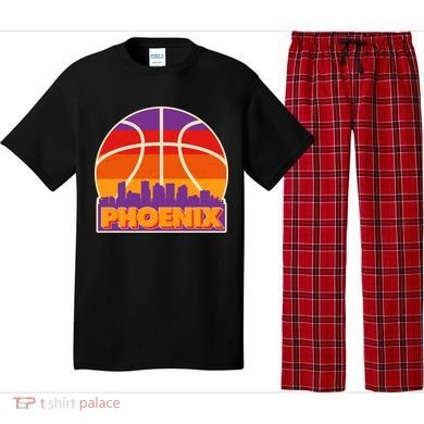 Vintage Phoenix Basketball Skyline Logo Pajama Set