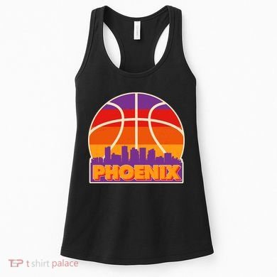 Vintage Phoenix Basketball Skyline Logo Women's Tank Top