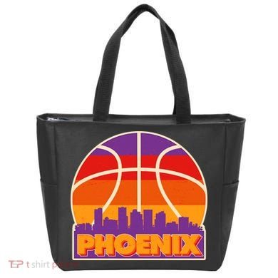 Vintage Phoenix Basketball Skyline Logo Tote Bag