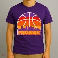 Vintage Phoenix Basketball Skyline Logo T-Shirt thumb 3