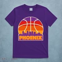 Vintage Phoenix Basketball Skyline Logo T-Shirt thumb 5