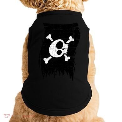 Vintage Pirate Skull Upside Down Flag Doggie Tank