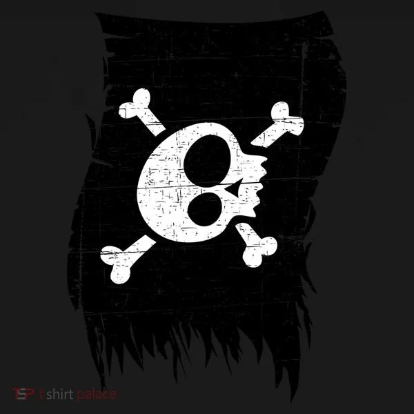 Vintage Pirate Skull Upside Down Flag Women's Tank Top