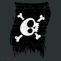 Vintage Pirate Skull Upside Down Flag T-Shirt thumb 7