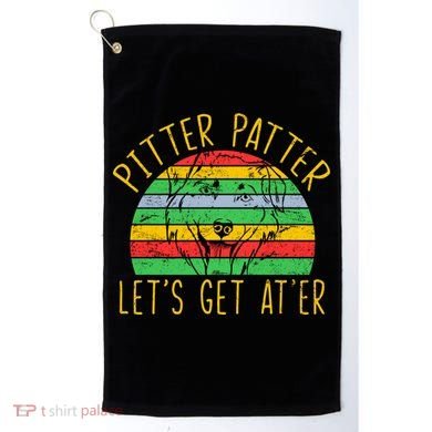 Vintage Pitter Patter Dog Golf Towel