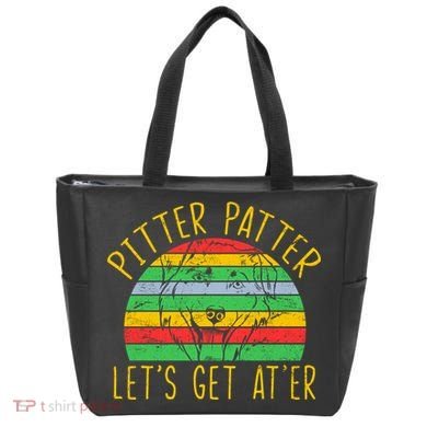 Vintage Pitter Patter Dog Tote Bag