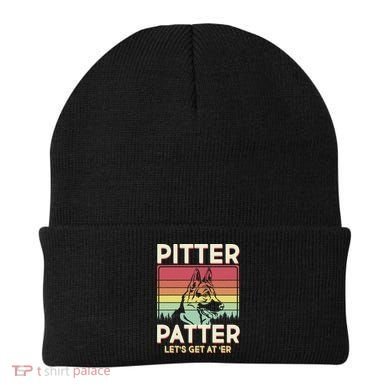Vintage Pitter Patter Let's Get At 'Er German Shepard Beanie