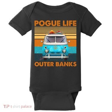 Vintage Pogue Life Outer Banks Surf Bus Baby Bodysuit