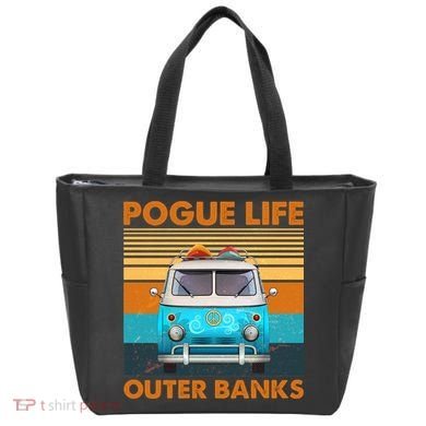 Vintage Pogue Life Outer Banks Surf Bus Tote Bag