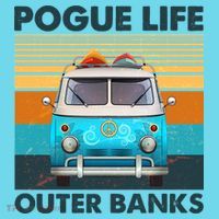 Vintage Pogue Life Outer Banks Surf Bus T-Shirt thumb 6