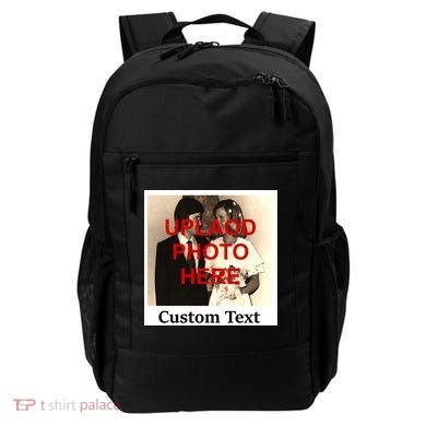 Vintage Polaroid Custom Photo Personalize Text Backpack