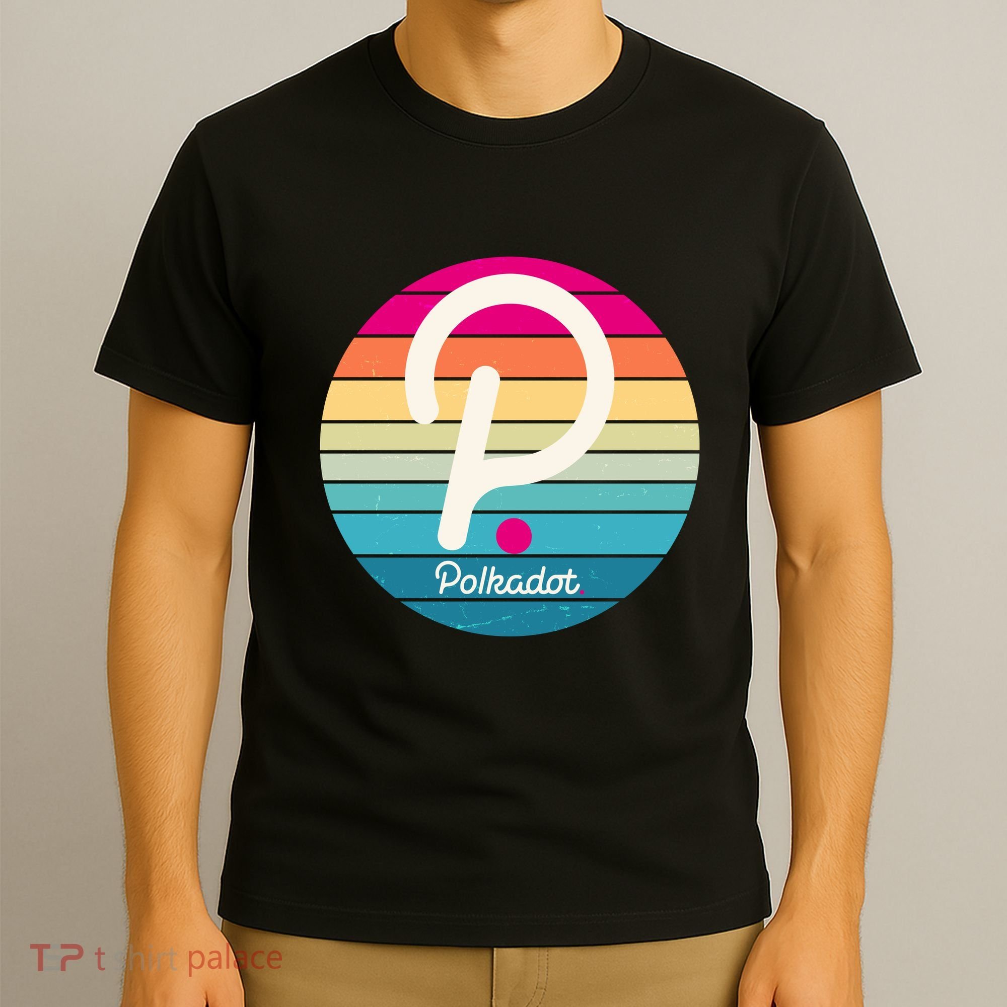 Vintage Polkadot Crypto Currency Logo T-Shirt