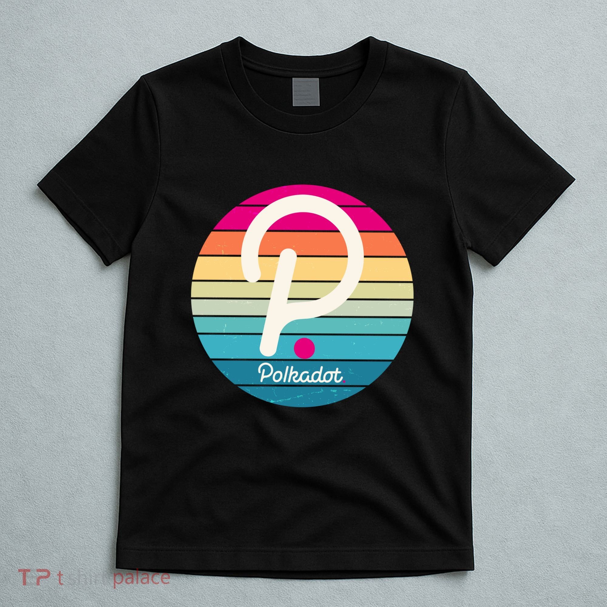 Vintage Polkadot Crypto Currency Logo T-Shirt
