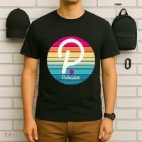 Vintage Polkadot Crypto Currency Logo T-Shirt thumb 6
