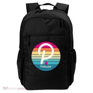 Vintage Polkadot Crypto Currency Logo Backpack