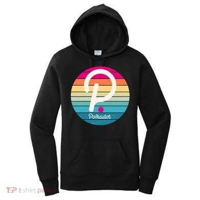 Vintage Polkadot Crypto Currency Logo Women's Hoodie