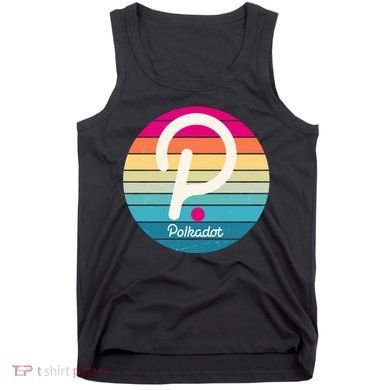 Vintage Polkadot Crypto Currency Logo Tank Top