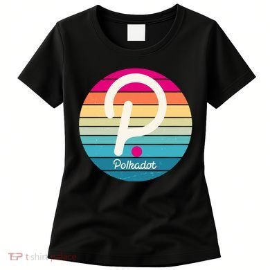 Vintage Polkadot Crypto Currency Logo Women's T-Shirt